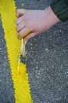 yellow paint
