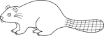 beaver_outline